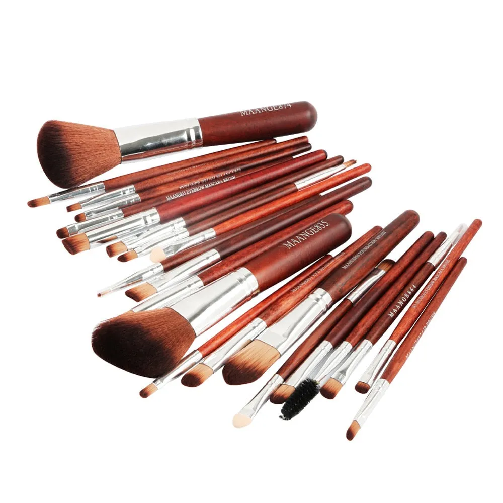 22pcs/set Soft Synthetic Hair Makeup Brushes Set