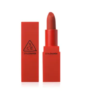 3CE Matte Red Recipe Lip Colour No 214 Squeezing