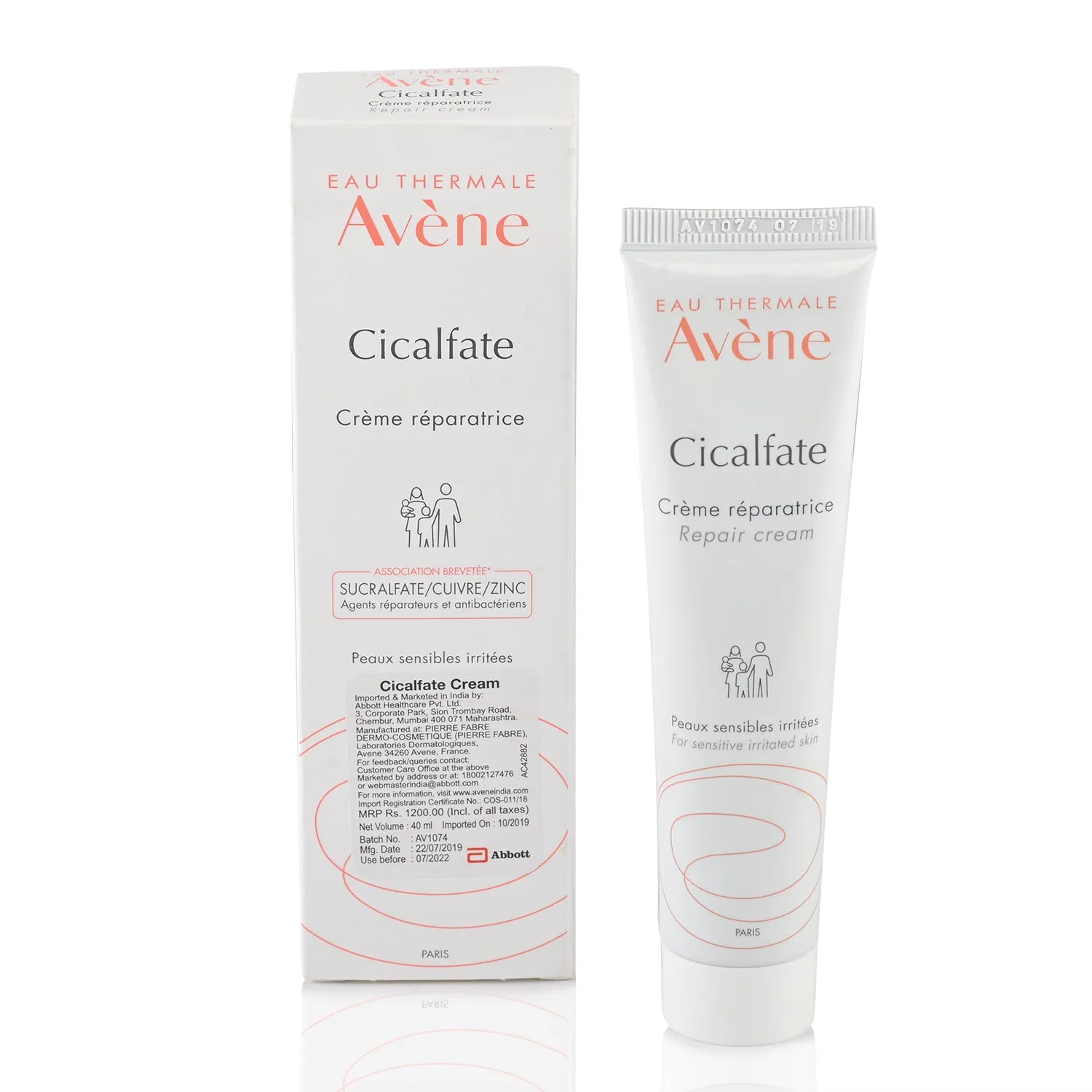 Avene Cicalfate Repair Cream For Sensitive & Irritated Skin