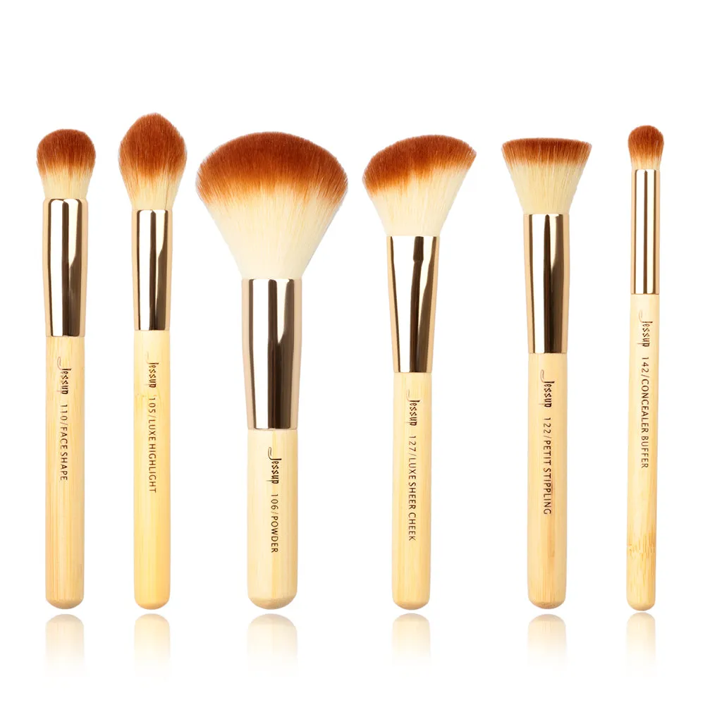 Bamboo Whole Makeup Brush Set Collection