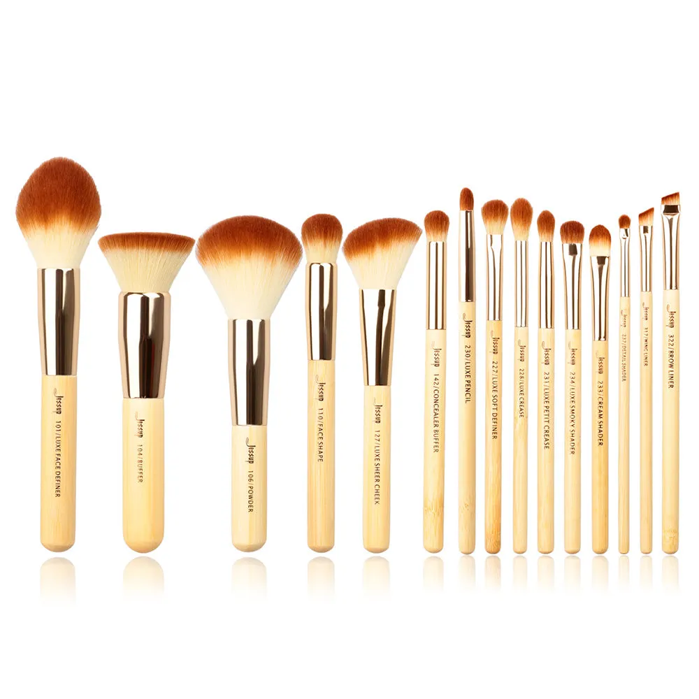 Bamboo Whole Makeup Brush Set Collection