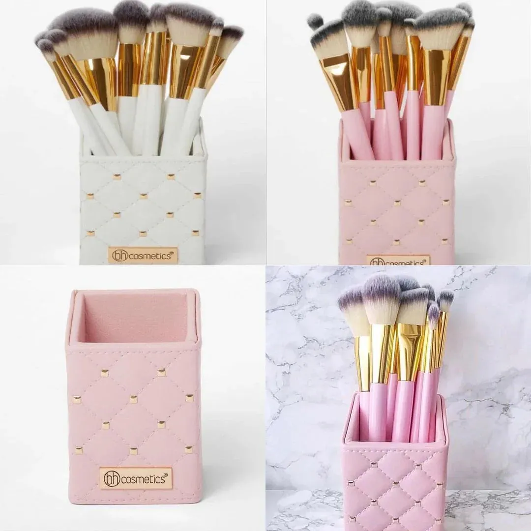 BH Cosmetics - 12pcs Bucket Super Soft Makeup Brushes Set