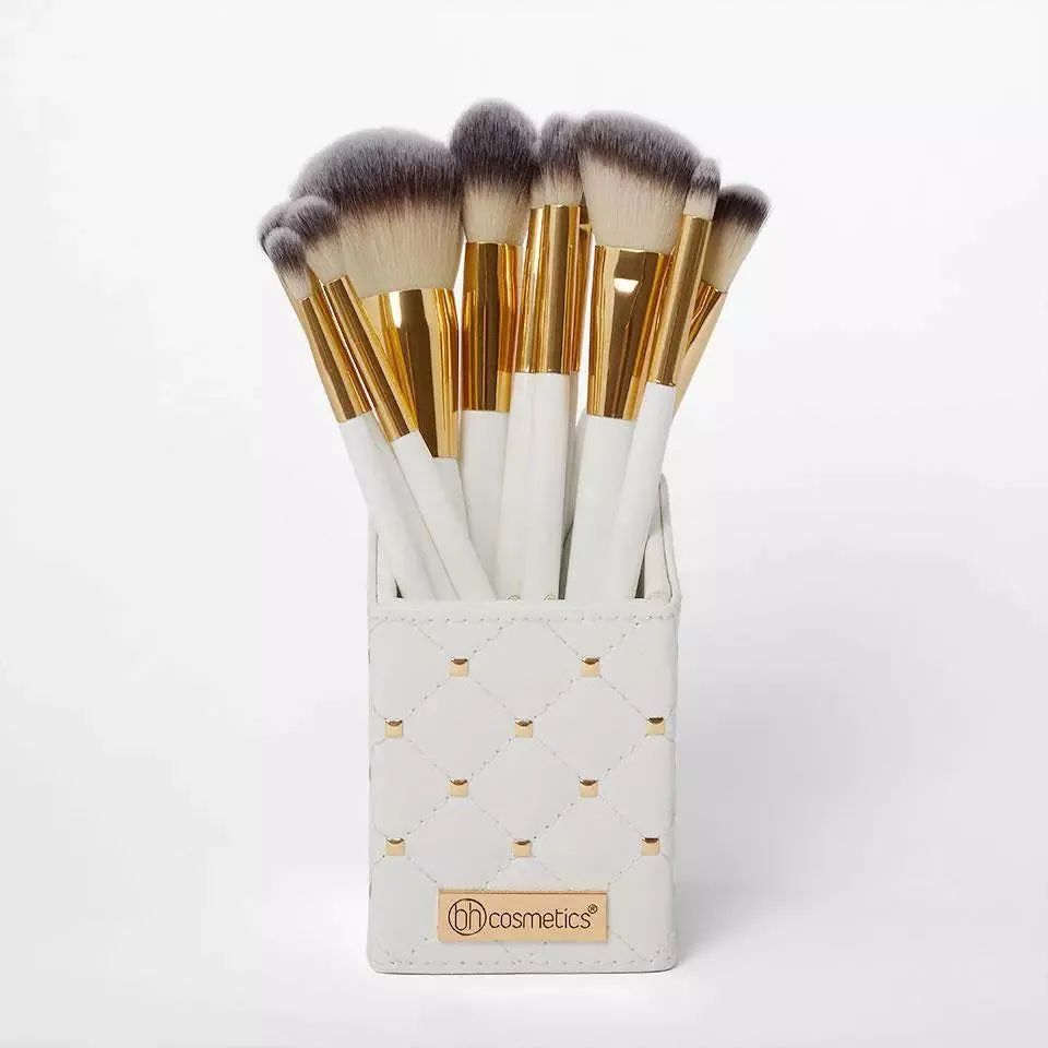 BH Cosmetics - 12pcs Bucket Super Soft Makeup Brushes Set