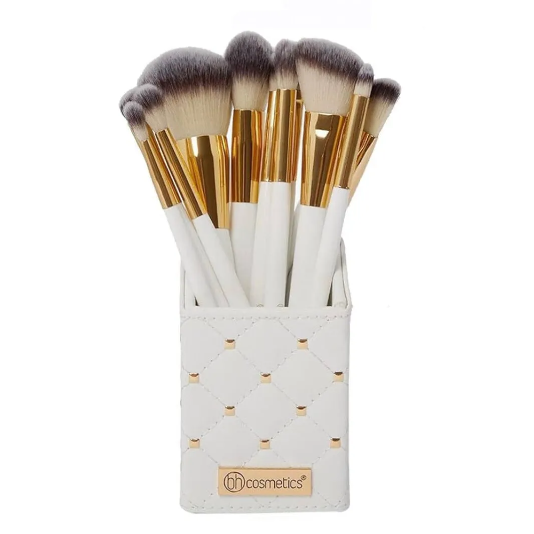 BH Cosmetics - 12pcs Bucket Super Soft Makeup Brushes Set