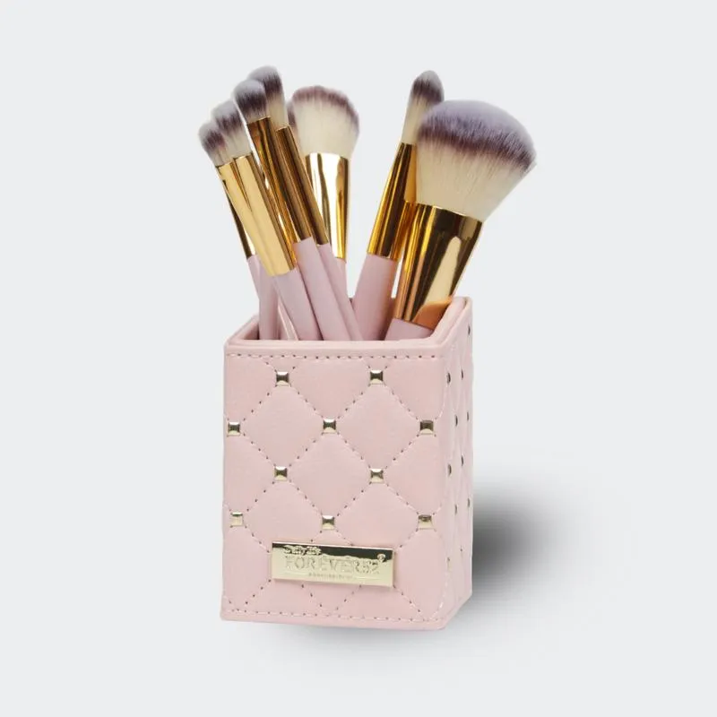 BH Cosmetics - 12pcs Bucket Super Soft Makeup Brushes Set