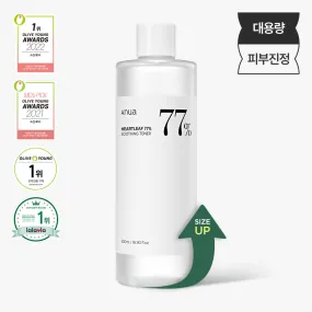 [BIG SIZE] ANUA HEARTLEAF 77% SOOTHING TONER 500ML 아누아 어성초 77% 진정 토너 500ML