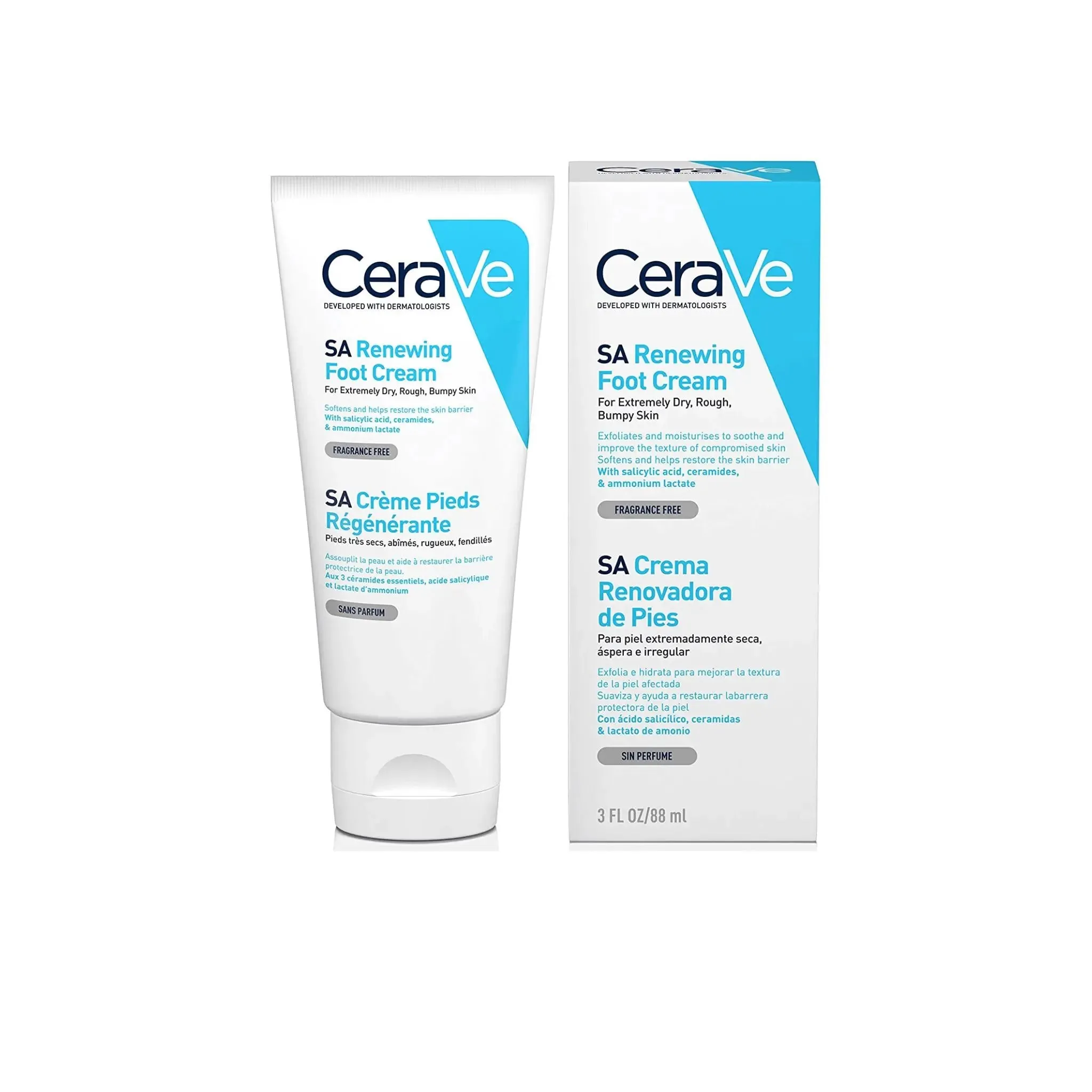 CeraVe SA Renewing Foot Cream 88ml