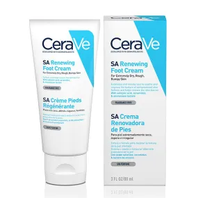 CeraVe SA Renewing Foot Cream For Extremely Dry, Rough Skin