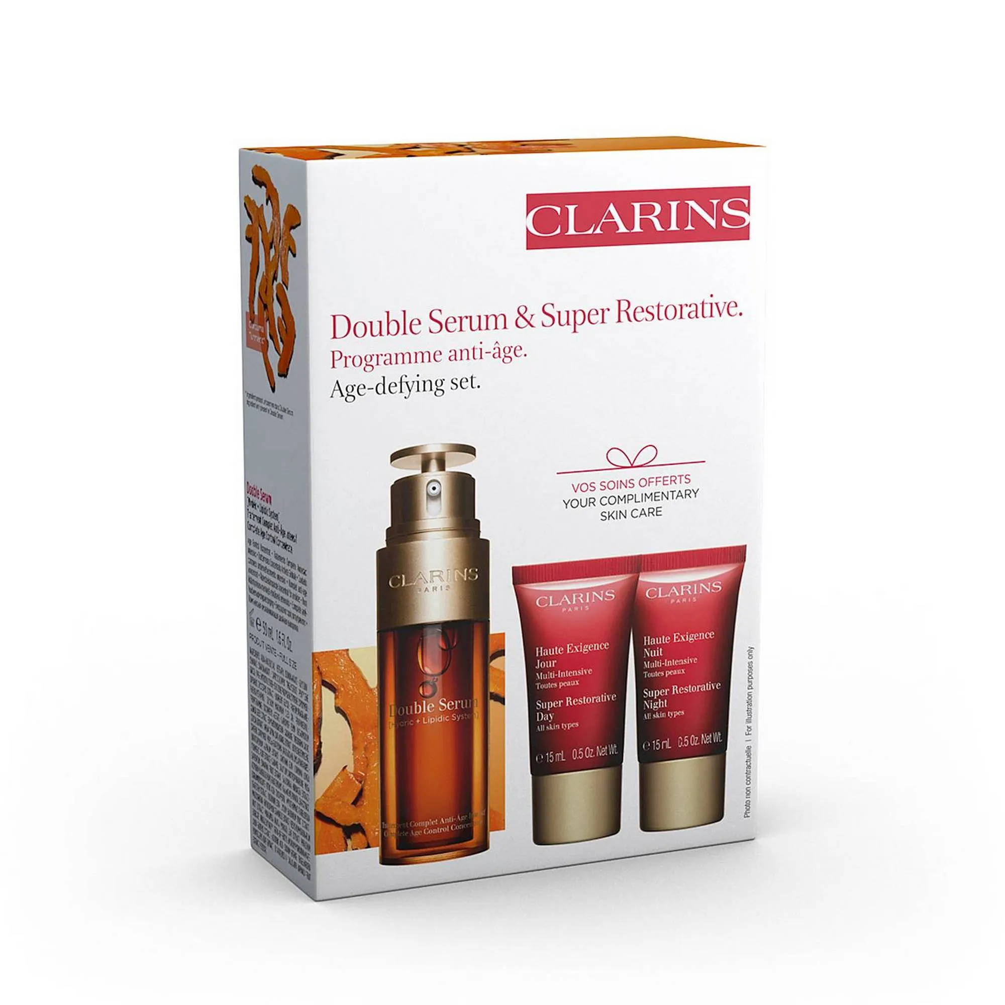 Clarins Double Serum 50ml & Super Restorative Value Pack