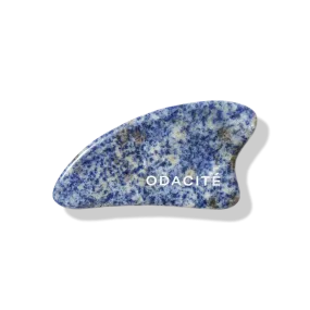 Crystal Contour • Blue Sodalite • Gua Sha