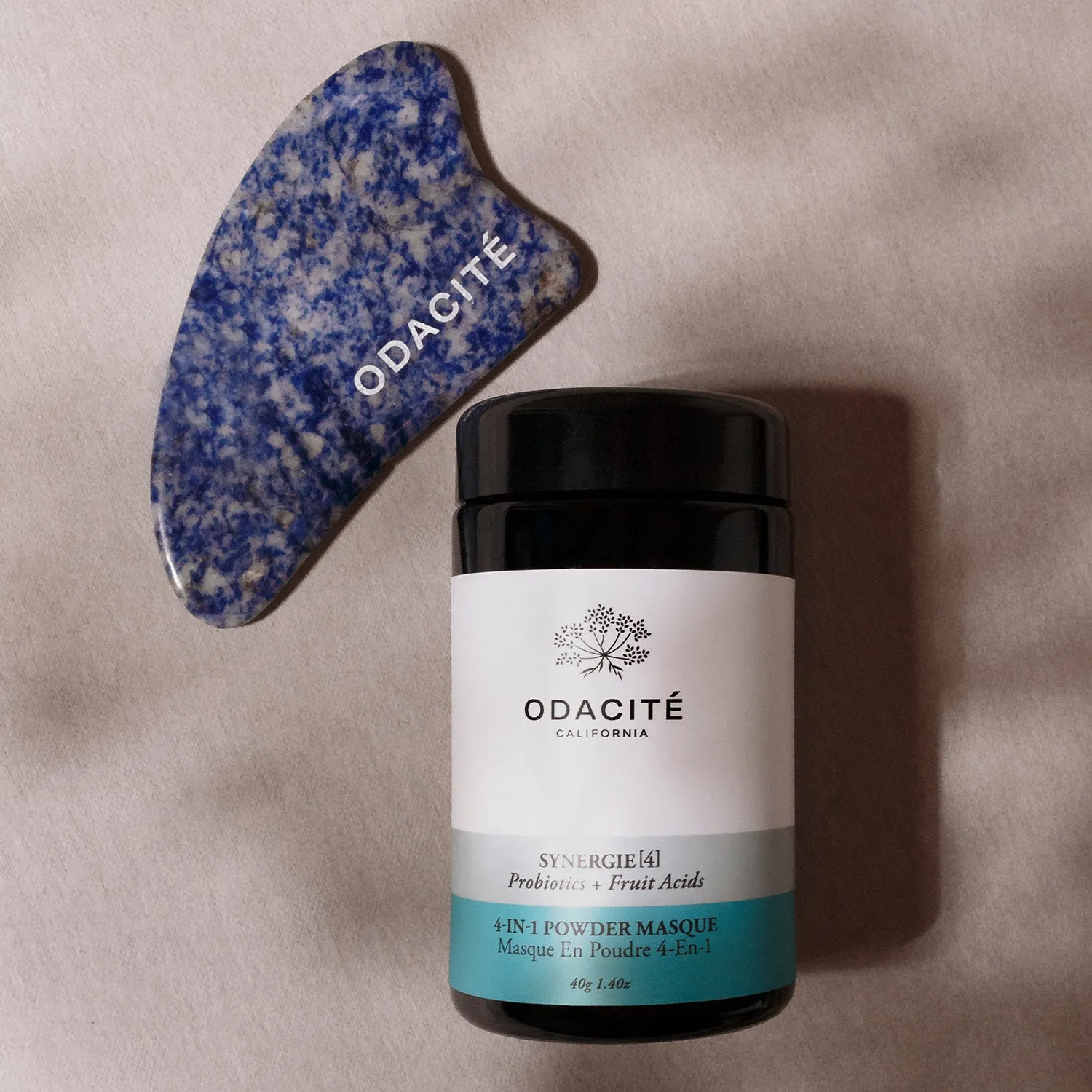 Crystal Contour • Blue Sodalite • Gua Sha