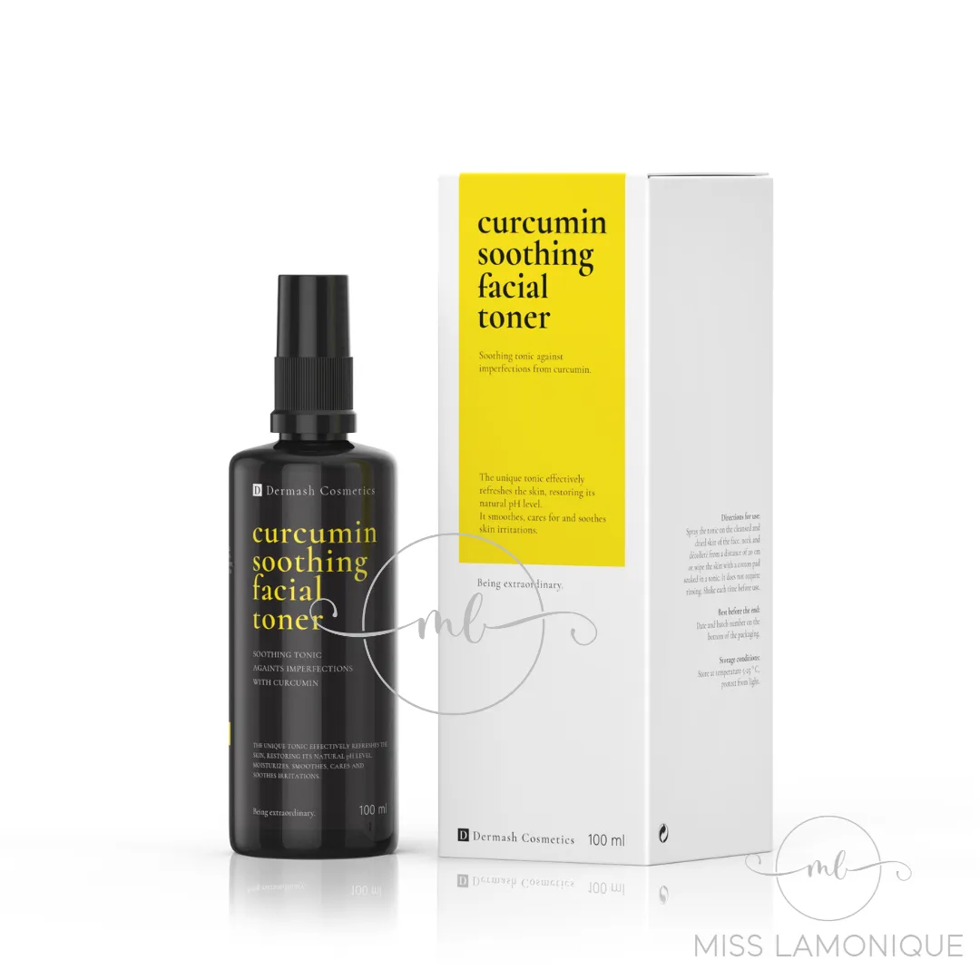 Dermash Cosmetics Curcumin Soothing Facial Toner 100 ml