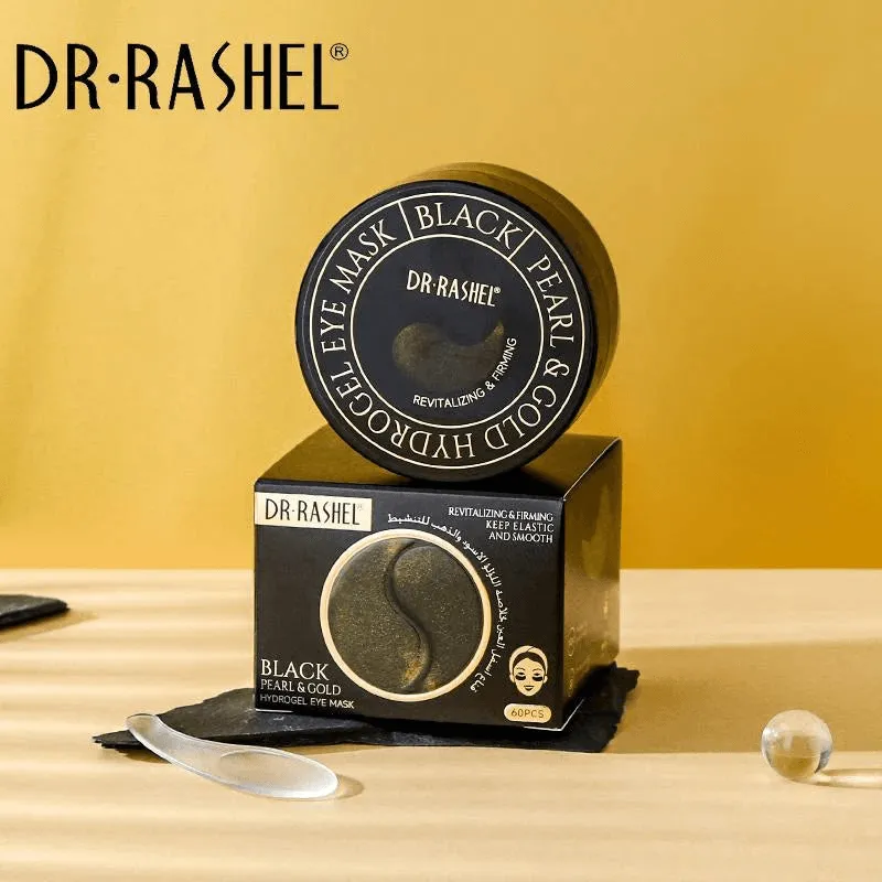 Dr.Rashel Black Pearl & Gold Hydrogel Eye Mask - 60pcs