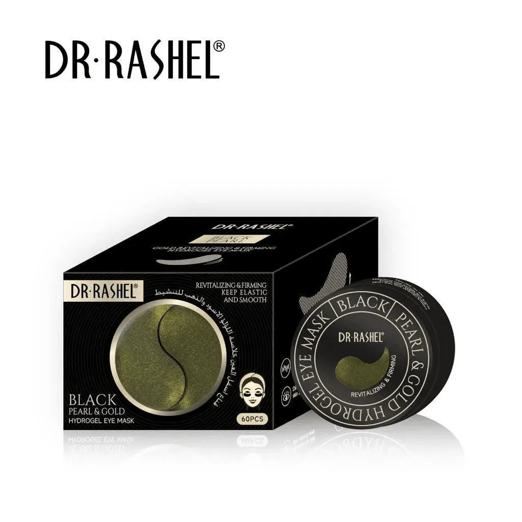 Dr.Rashel Black Pearl & Gold Hydrogel Eye Mask - 60pcs