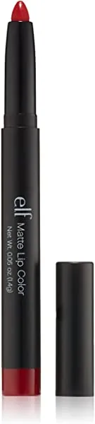 e.l.f. Matte Lip Color, Rich Red, 0.05 Ounce