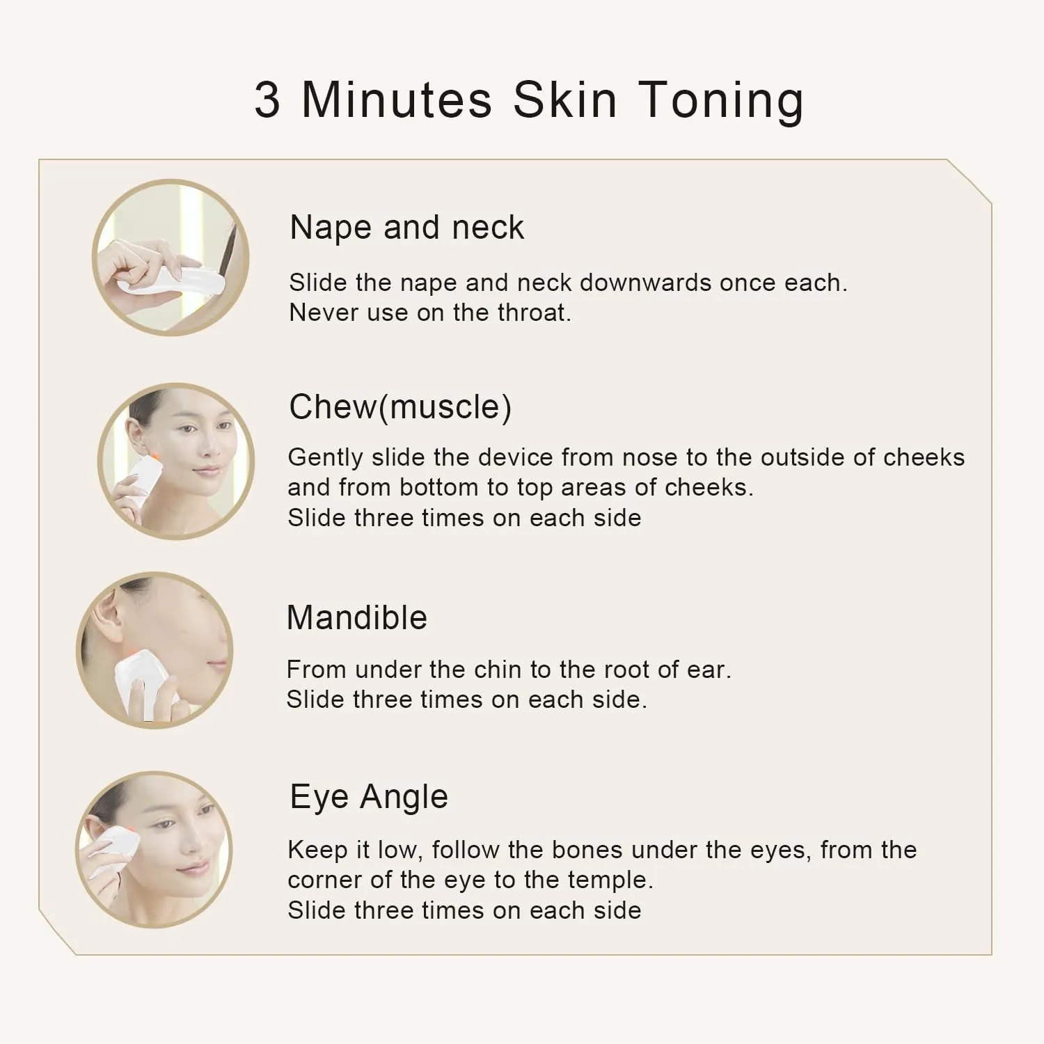 Galvanic SPA Facial Toning Device