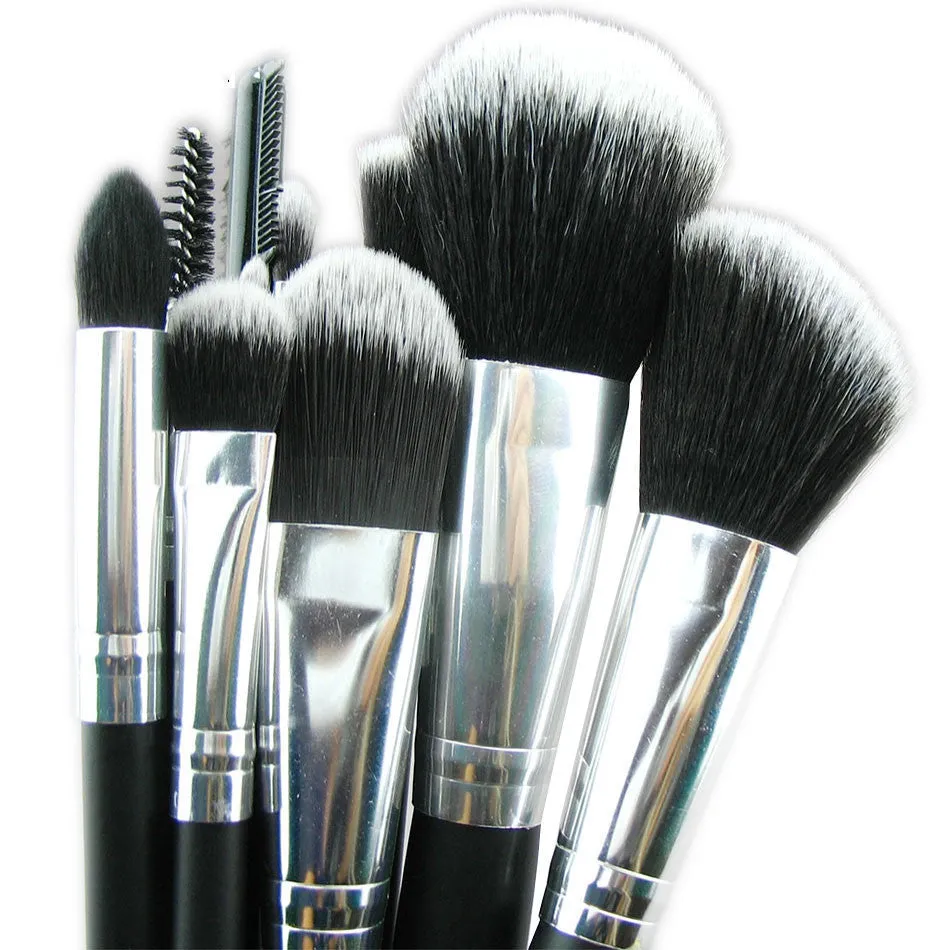 High Quality 10 pieces Super soft Taklon hair makeup brush set kit makeup tools make up brushes