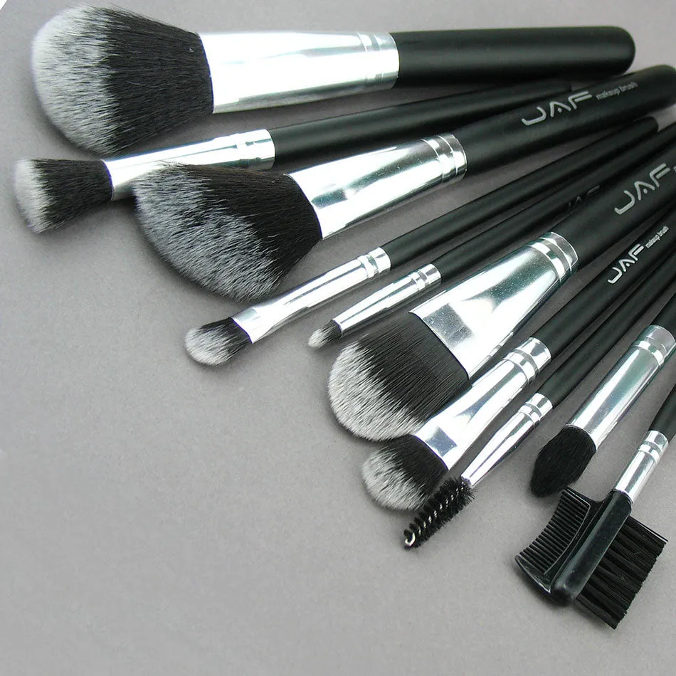 High Quality 10 pieces Super soft Taklon hair makeup brush set kit makeup tools make up brushes