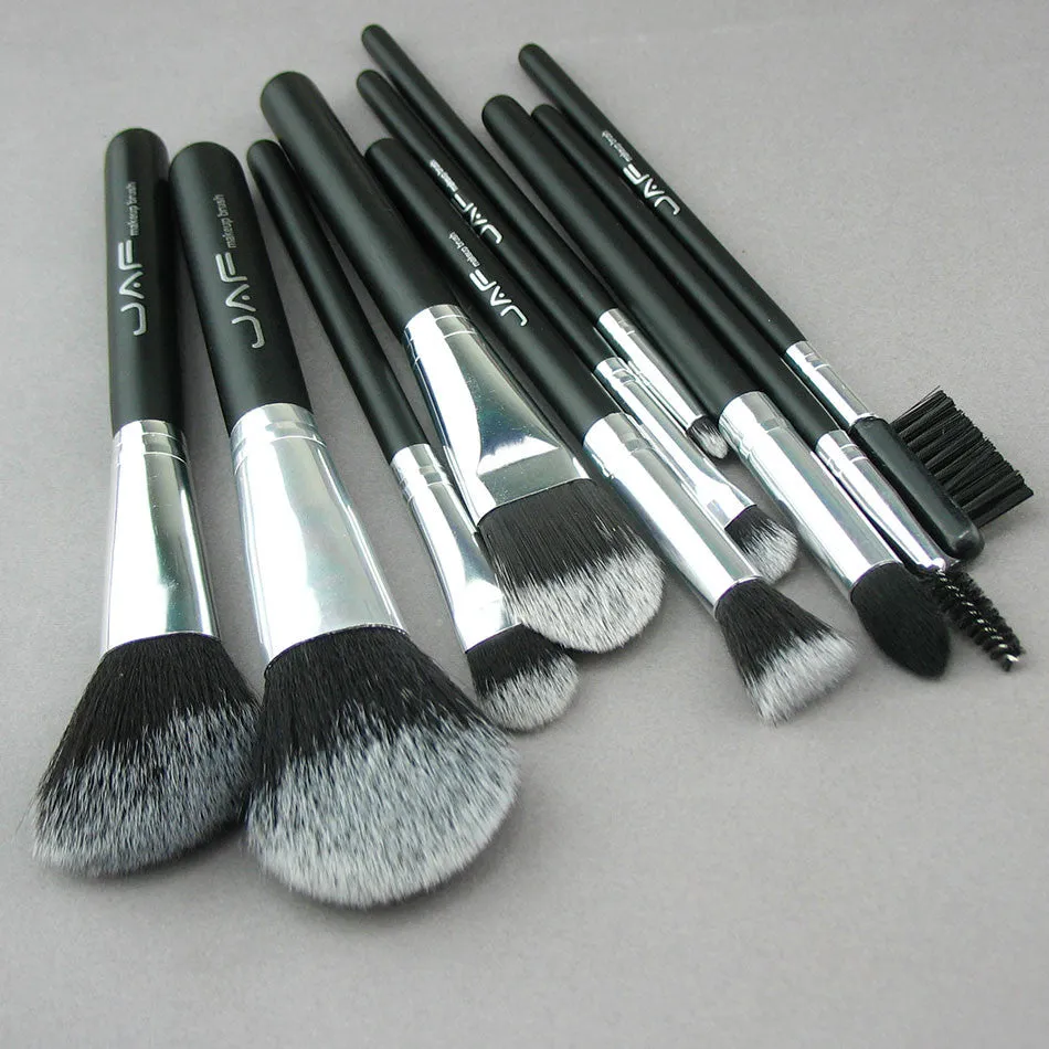 High Quality 10 pieces Super soft Taklon hair makeup brush set kit makeup tools make up brushes