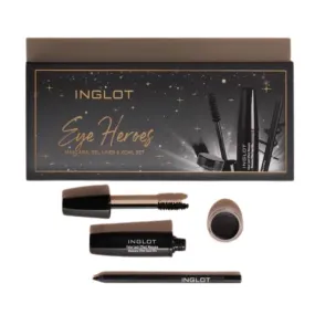 Inglot Eye Heroes Mascara and Gel Liner and Kohl Gift Set.