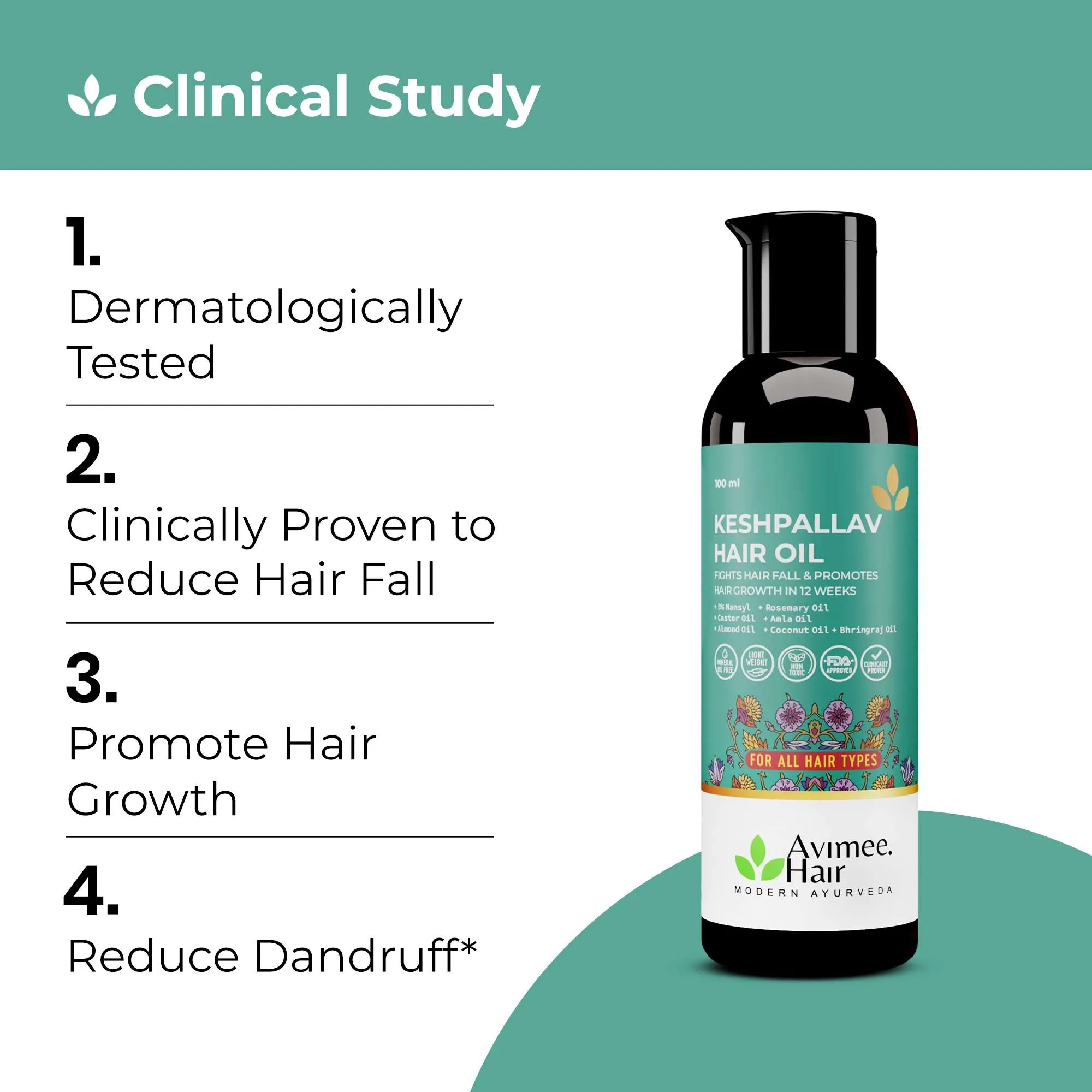 Keshpallav Hair Oil and Scalptone Hair Growth Serum, Super Saver Combo