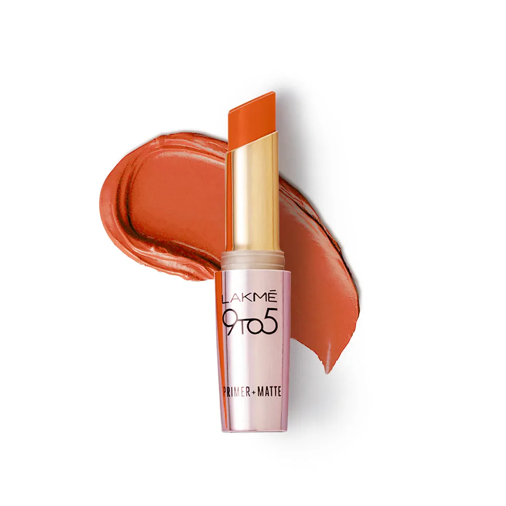 Lakmē 9 To 5 Primer   Matte Lipstick