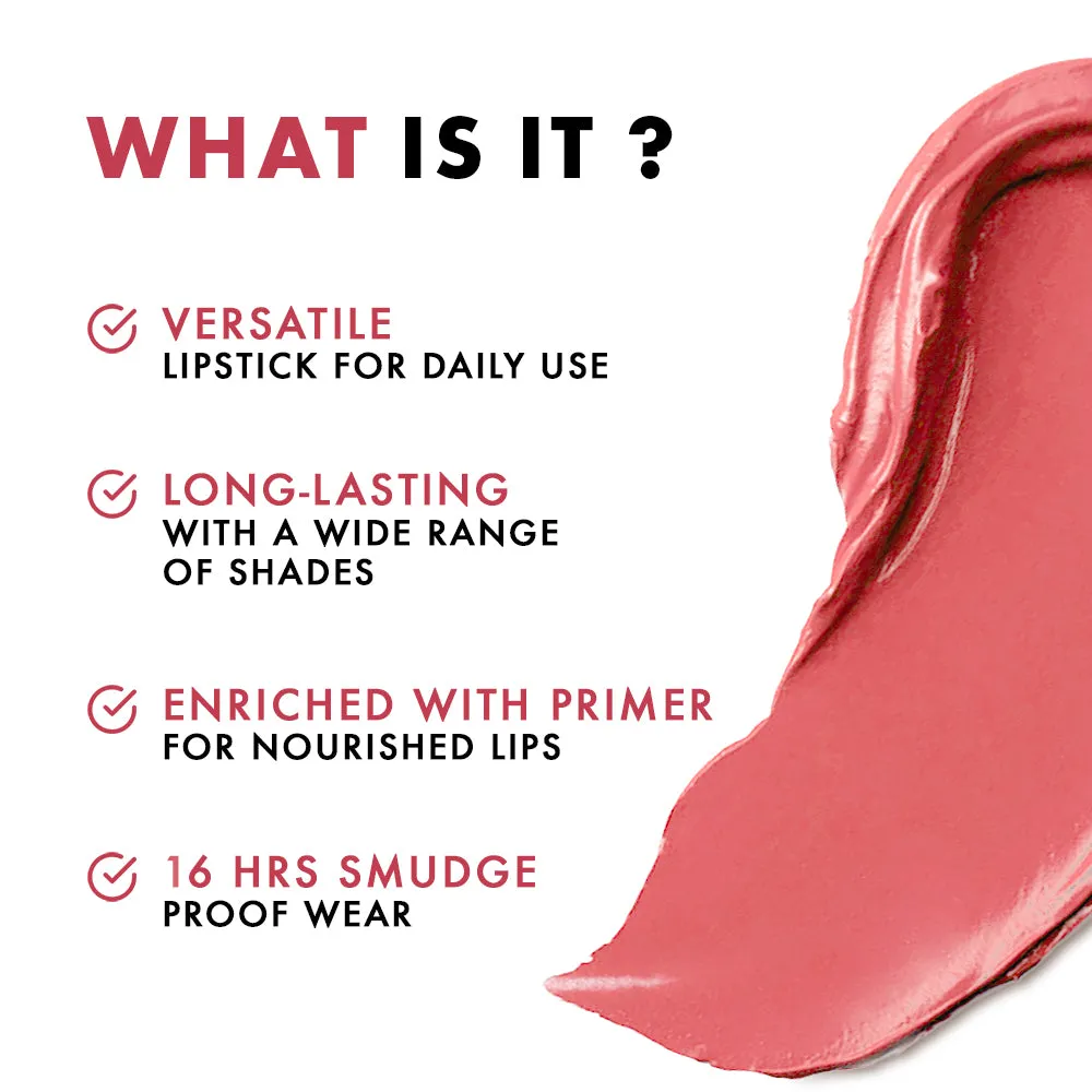 Lakmē 9 To 5 Primer   Matte Lipstick