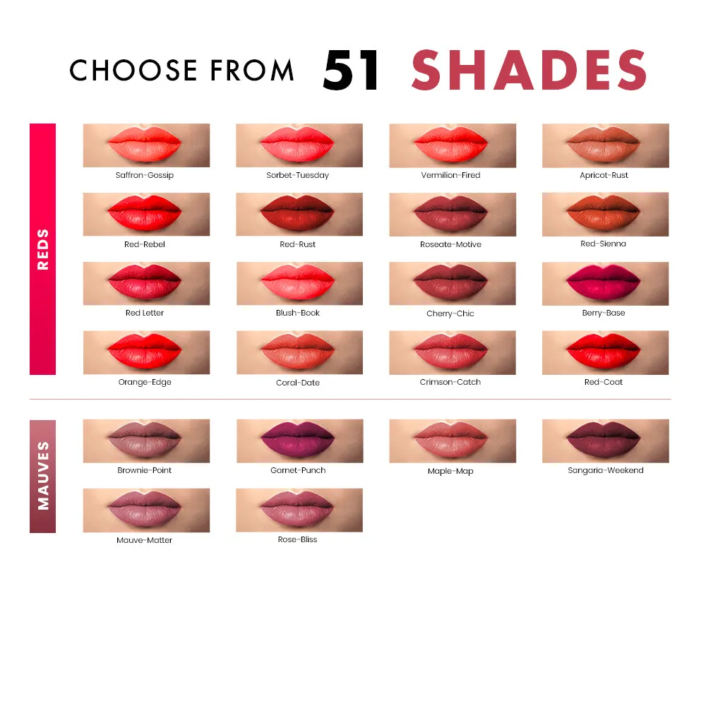 Lakmē 9 To 5 Primer   Matte Lipstick