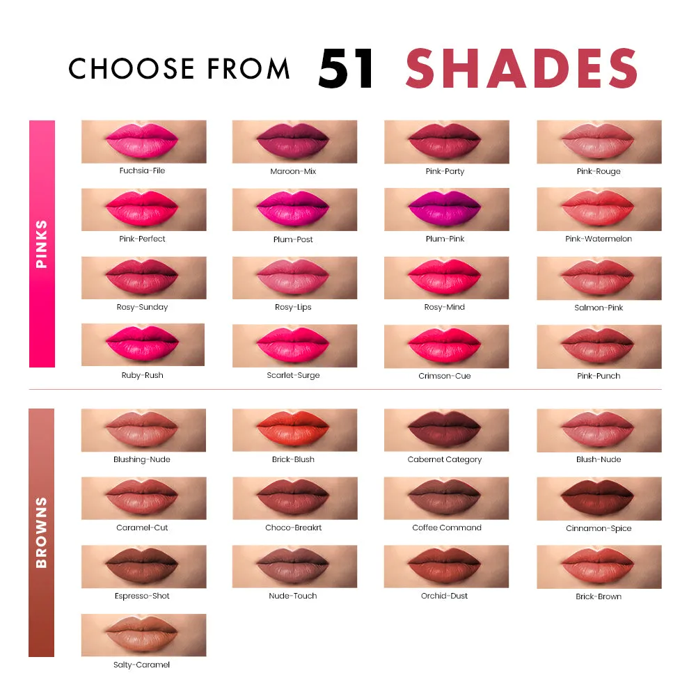 Lakmē 9 To 5 Primer   Matte Lipstick