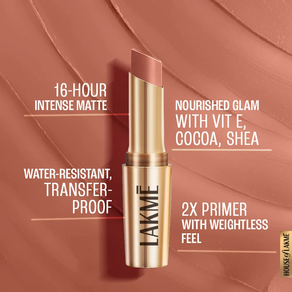 Lakmē 9 To 5 Primer   Matte Lipstick