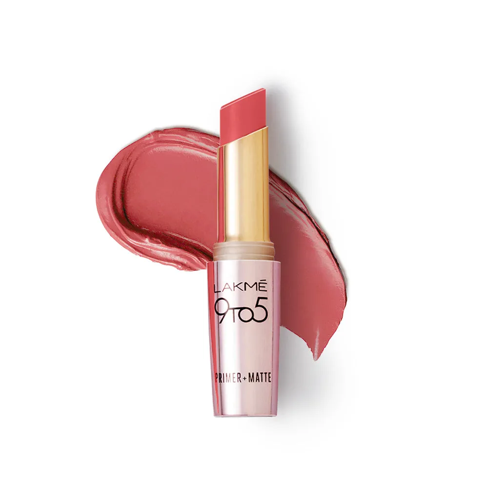 Lakmē 9 To 5 Primer   Matte Lipstick