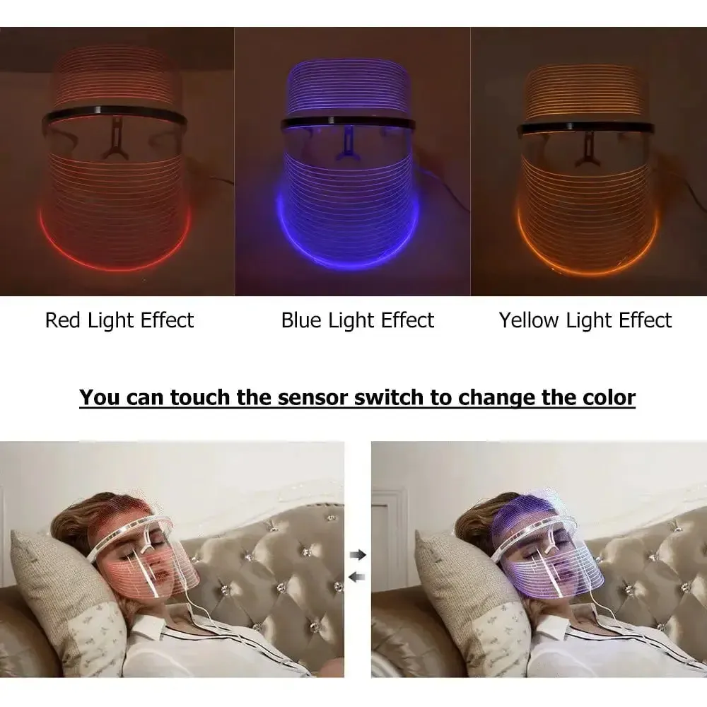 LED Photon Light Therapy Facial Mask anti-aging mask