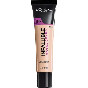 L'OREAL - Infallible Total Cover Foundation Natural Buff - 1 fl oz (30 ml)