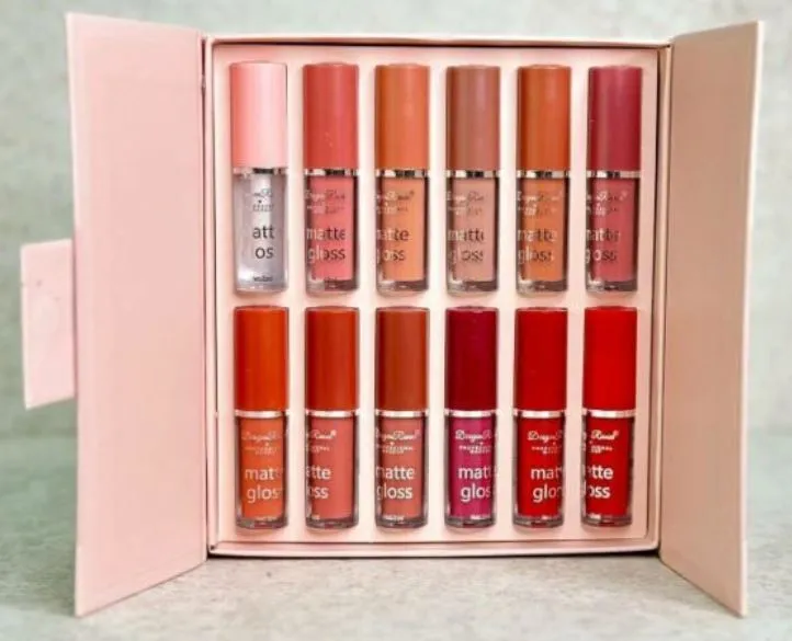 Miss Beauty New  Dragon Ranee 12 Colors Matte Lip Glosses