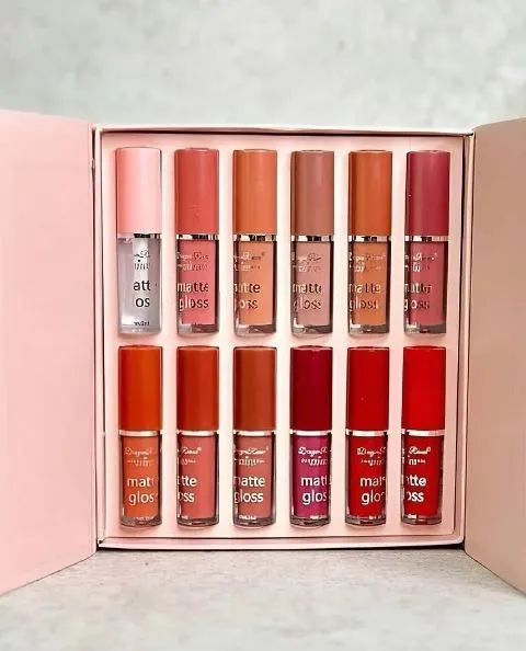 Miss Beauty New  Dragon Ranee 12 Colors Matte Lip Glosses