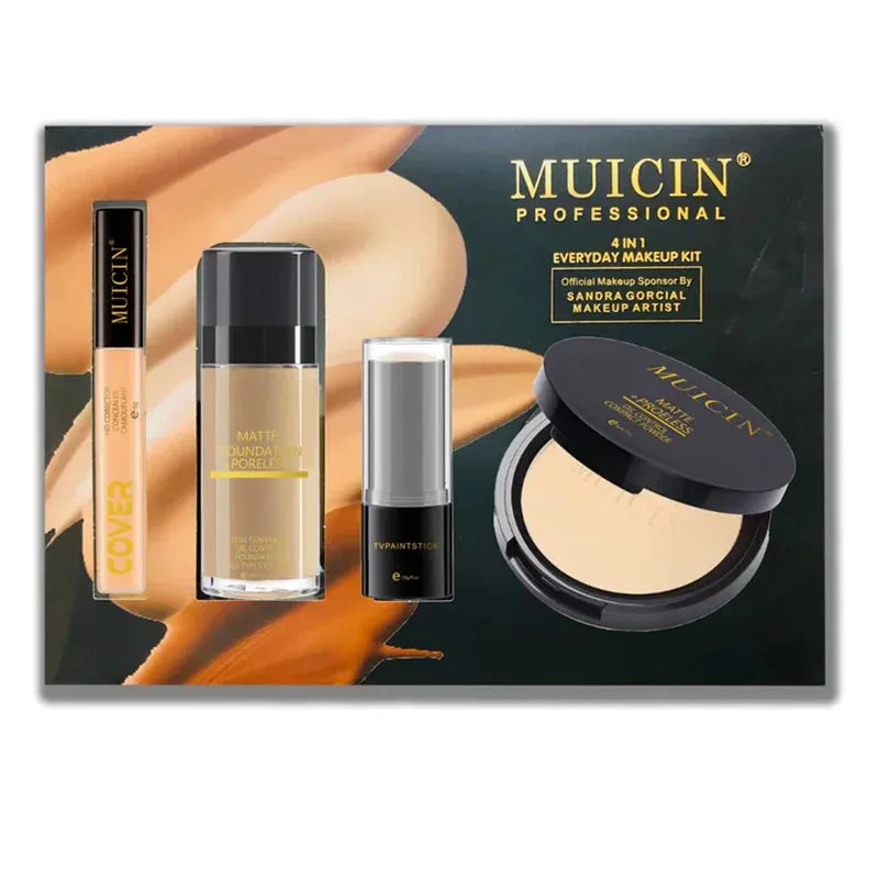 Muicin 4 In 1 Everyday Professional Makeup Kit