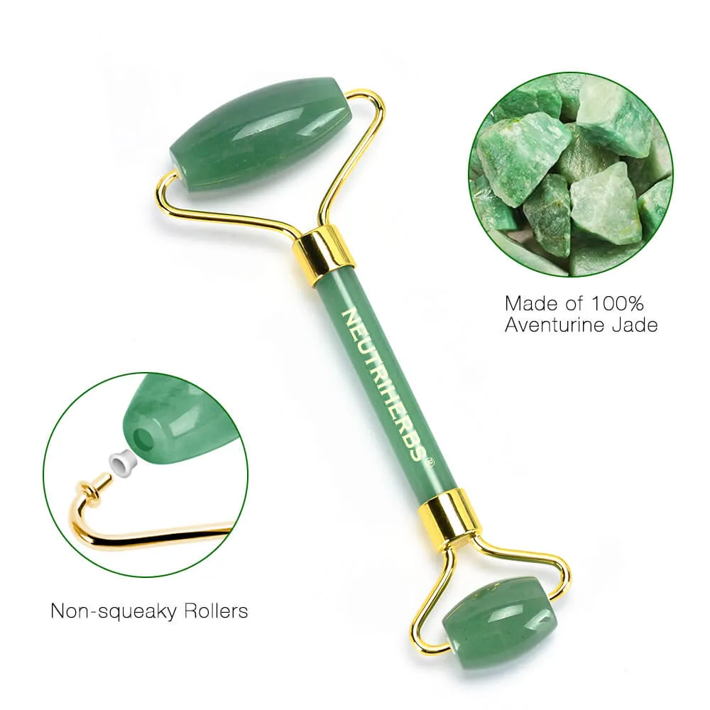 Neutriherbs Jade Facial Massager Beauty Set With Serum