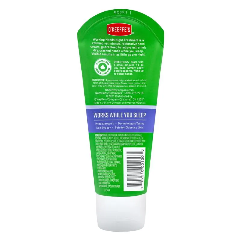 O'Keeffe's Working Hands No Scent Scent Hand Cream 3 oz 1 pk