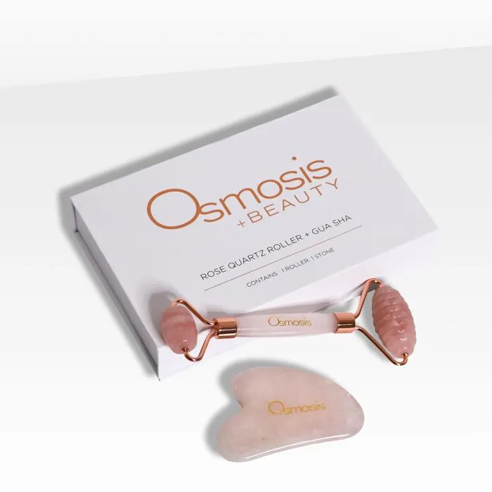 Osmosis Beauty Rose Quartz Roller & Gua Sha