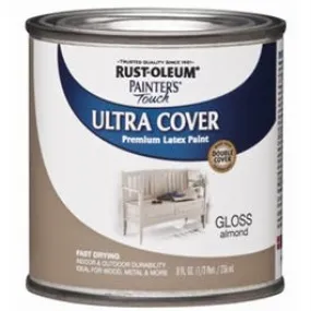 Painter's Touch Ultra Cover Paint, Almond Gloss, 1/2-Pt.