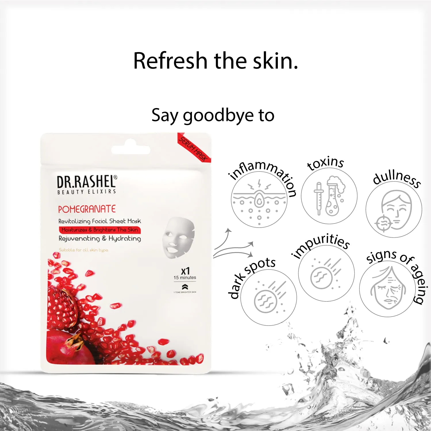 Pomegranate Sheet Mask with Serum