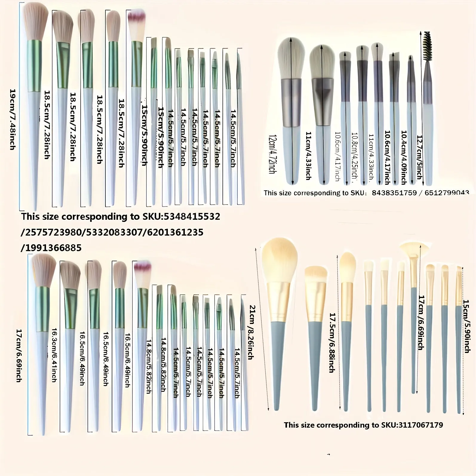 Professional Makeup Tools