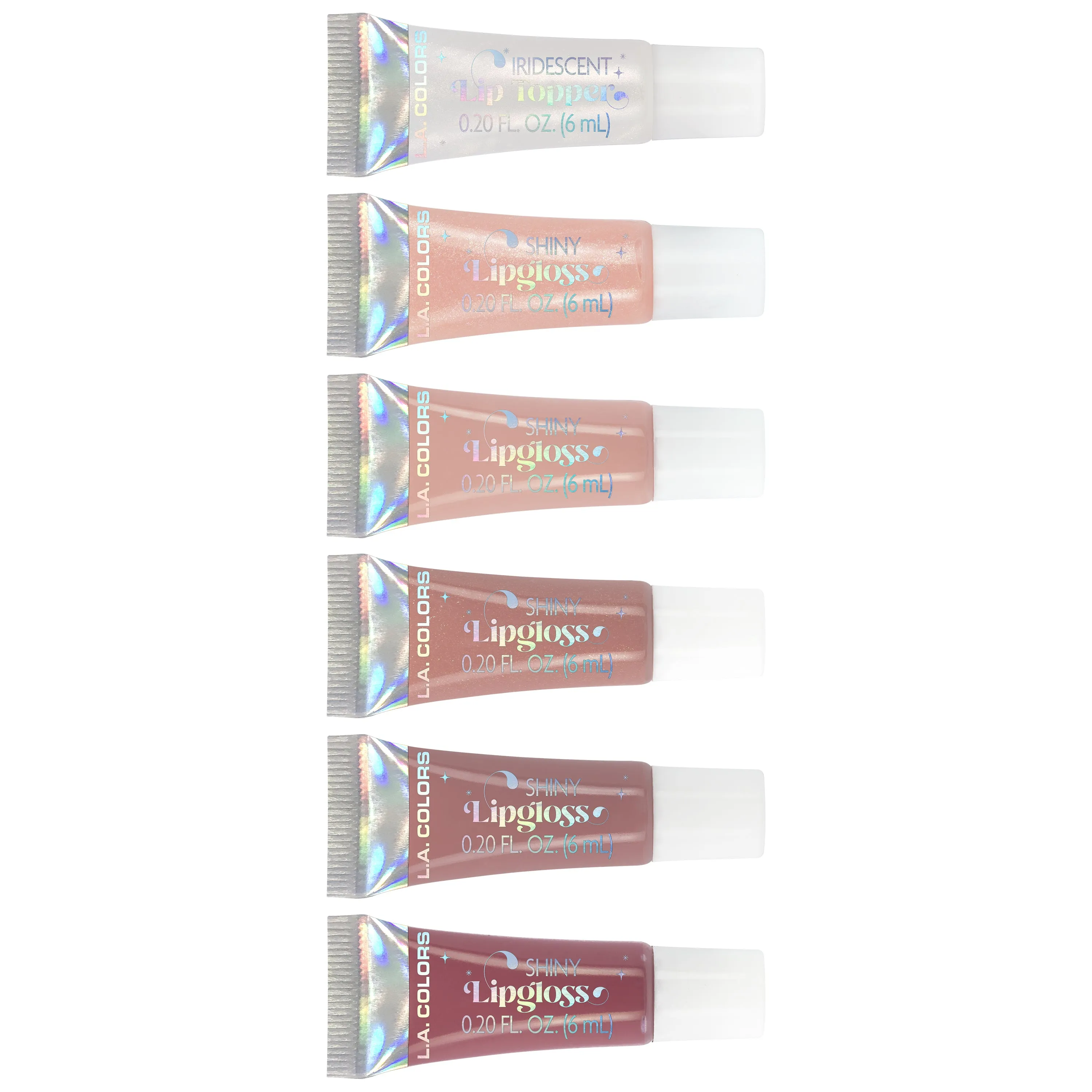 SET 6 PIEZAS MINI SHINY LIPGLOSSES - LA COLORS