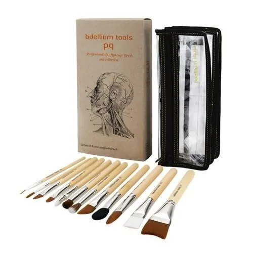 SFX Brush Set 12 pc. with Double Pouch (2nd Collection)