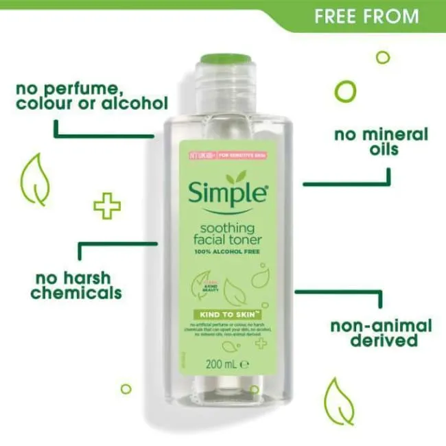 Simple Soothing Facial Toner - 200ml