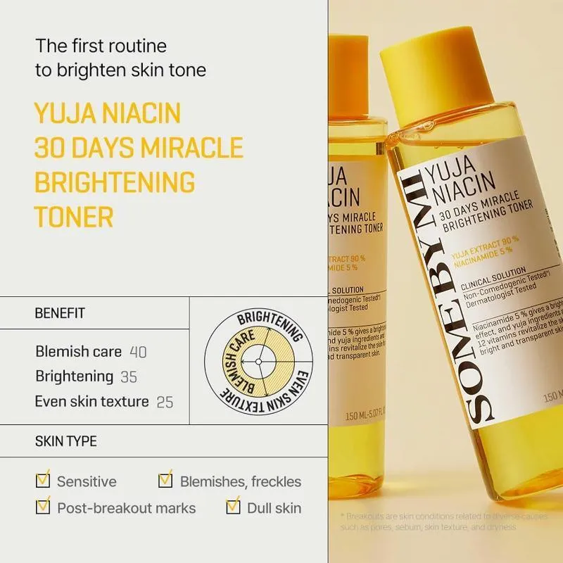 [SOME BY MI] Yuja Niacin 30 Days Miracle Brightening Toner 150ml