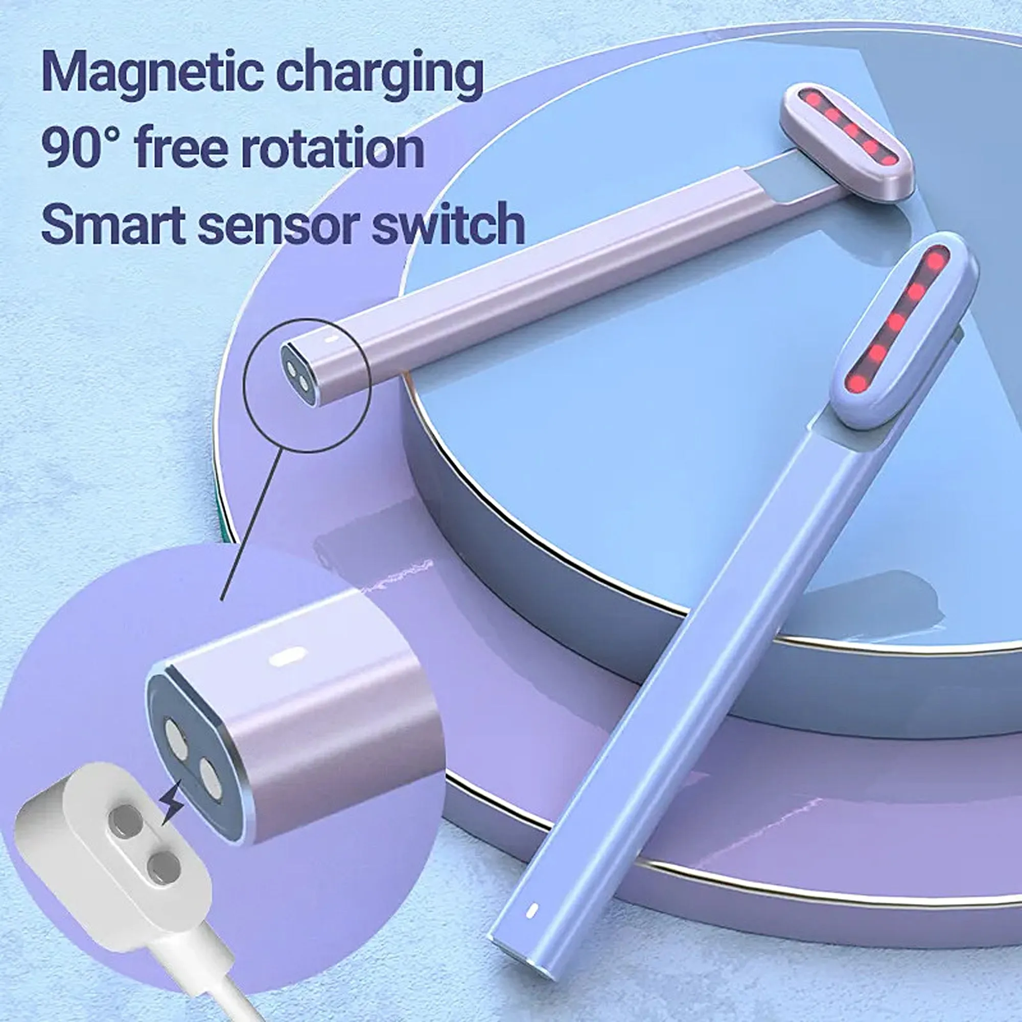 ThermaGlow 5-IN-1 Red Light, MicroCurrent, Heat & UltraSonic Massage Therapy.