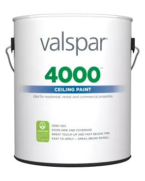 Valspar® 4000™ Ceiling Paint 1 Gallon Flat White