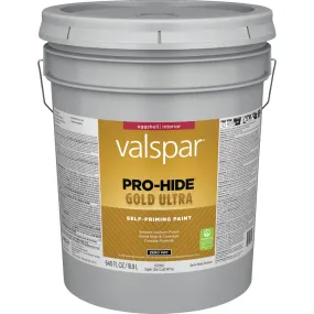 Valspar® Pro-Hide® Gold Ultra Interior Self-Priming Paint Eggshell 5 Gallon Super One Coat White (5 Gallon, Super One Coat White)