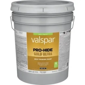 Valspar® Pro-Hide® Gold Ultra Interior Self-Priming Paint Satin 5 Gallon Clear Base (5 Gallon, Clear Base)